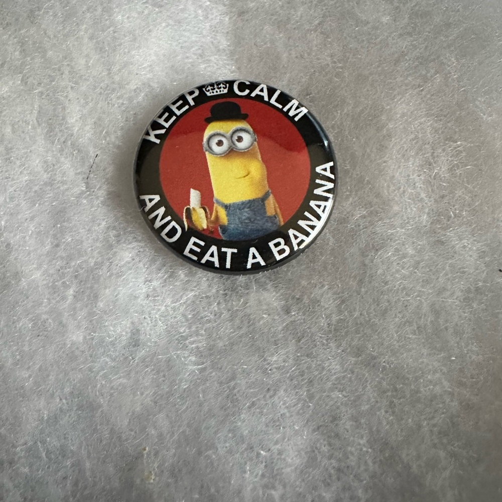 Minion Button Pin